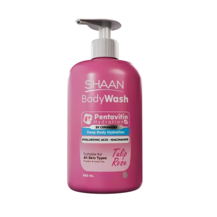Shaan Body Wash Tulip Rose 480ML