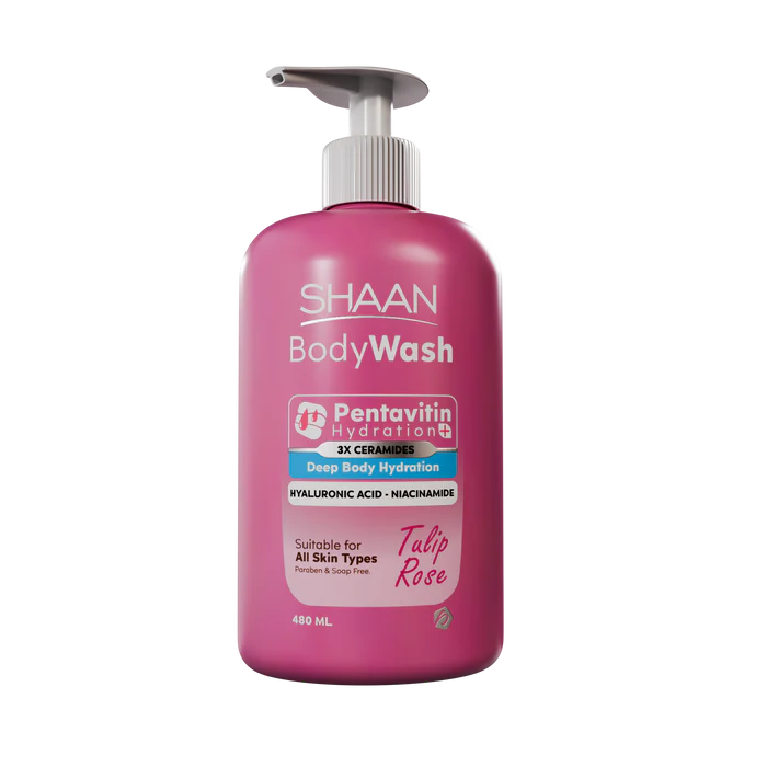 Shaan Body Wash Tulip Rose 480ML Shaan Body Wash Tulip Rose 480ML