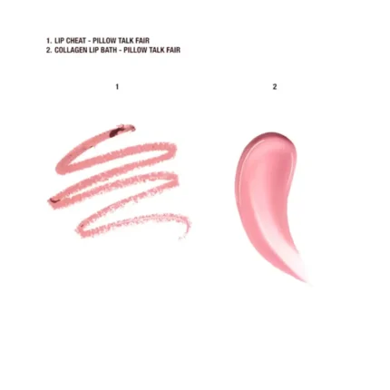 Charlotte Tilbury Mini Pillow Talk Fair Glossy Lip Duos.