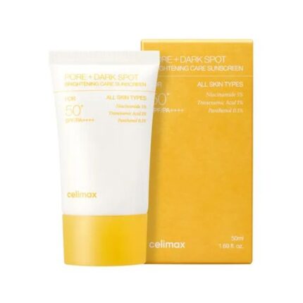 CELIMAX PORE+DARK SPOT BRIGHTENING C ARE SUNSCREEN 50ML