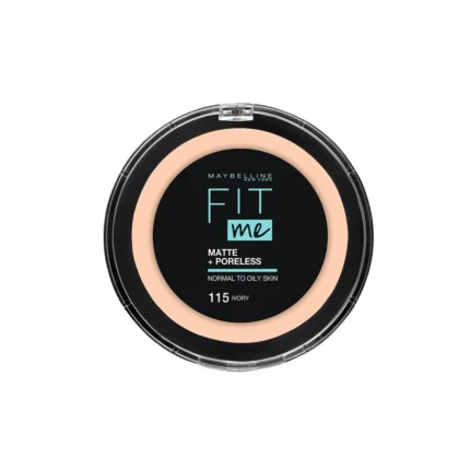 Maybelline New York Fit Me Matte + Poreless Compact Powder 115 Natural Ivory.