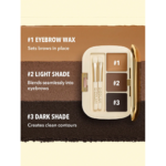 Sheglam Full-Filled Eyebrow Palette-101 Dark Brown.