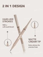 Sheglam Brows On Demand 2-In-1 Brow Pencil-Chocolate.