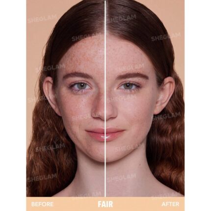 Sheglam Skin-Focus High Coverage Powder Foundation-Fair.