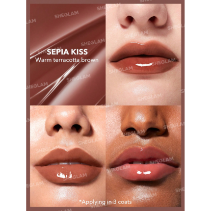 Sheglam Pout-Perfect Shine Lip Plumper-Sepia Kiss.