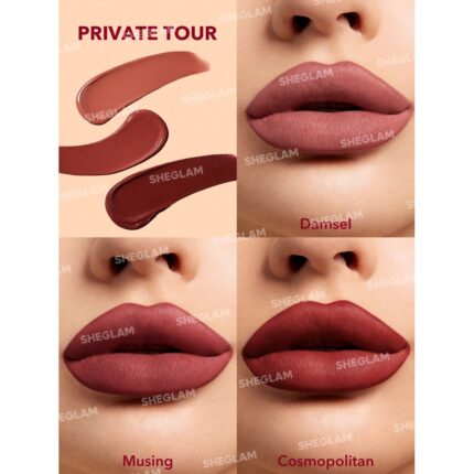 Sheglam Matte Allure Mini Liquid Lipstick Set-Private Tour.