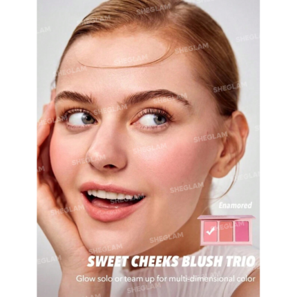 Sheglam Sweet Cheeks Blush Trio-Enamored.
