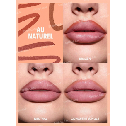 Sheglam So Lippy Lip Liner Set-Au Naturel.