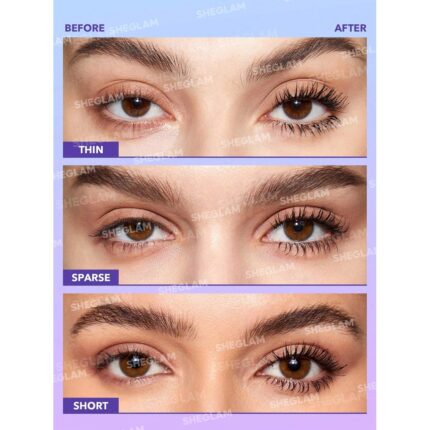 Sheglam Flutter Wink Volumizing Mascara Black.