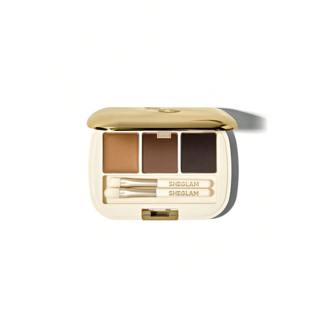Sheglam Full-Filled Eyebrow Palette-101 Dark Brown. Sheglam Full-Filled Eyebrow Palette-101 Dark Brown.