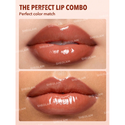 Sheglam Lip Rules Liner & Gloss Pen-By The Book.