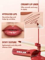 Sheglam Lip Rules Liner & Gloss Pen-Judgey Much