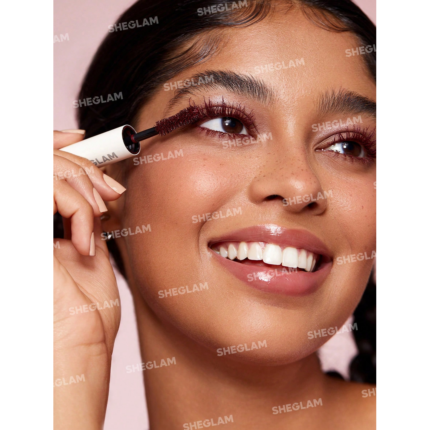 Sheglam All-In-One Volume & Length Mascara-Waterproof Brugundy.