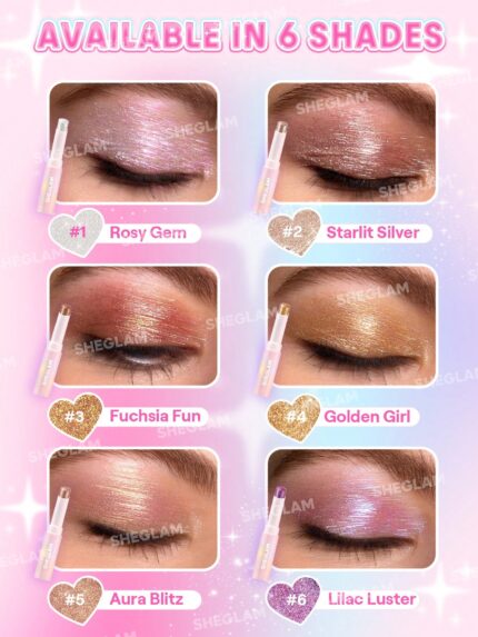 Sheglam Crystal Jelly Glaze Stick-Rosy Gem.