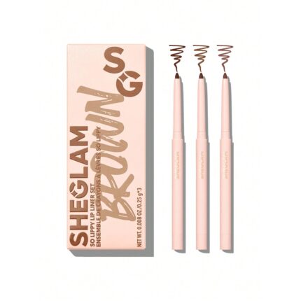 Sheglam So Lippy Lip Liner Set-Espresso Kisses.
