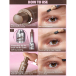 Sheglam Brow-Fection Angled Brush & Dip-Chocolate.
