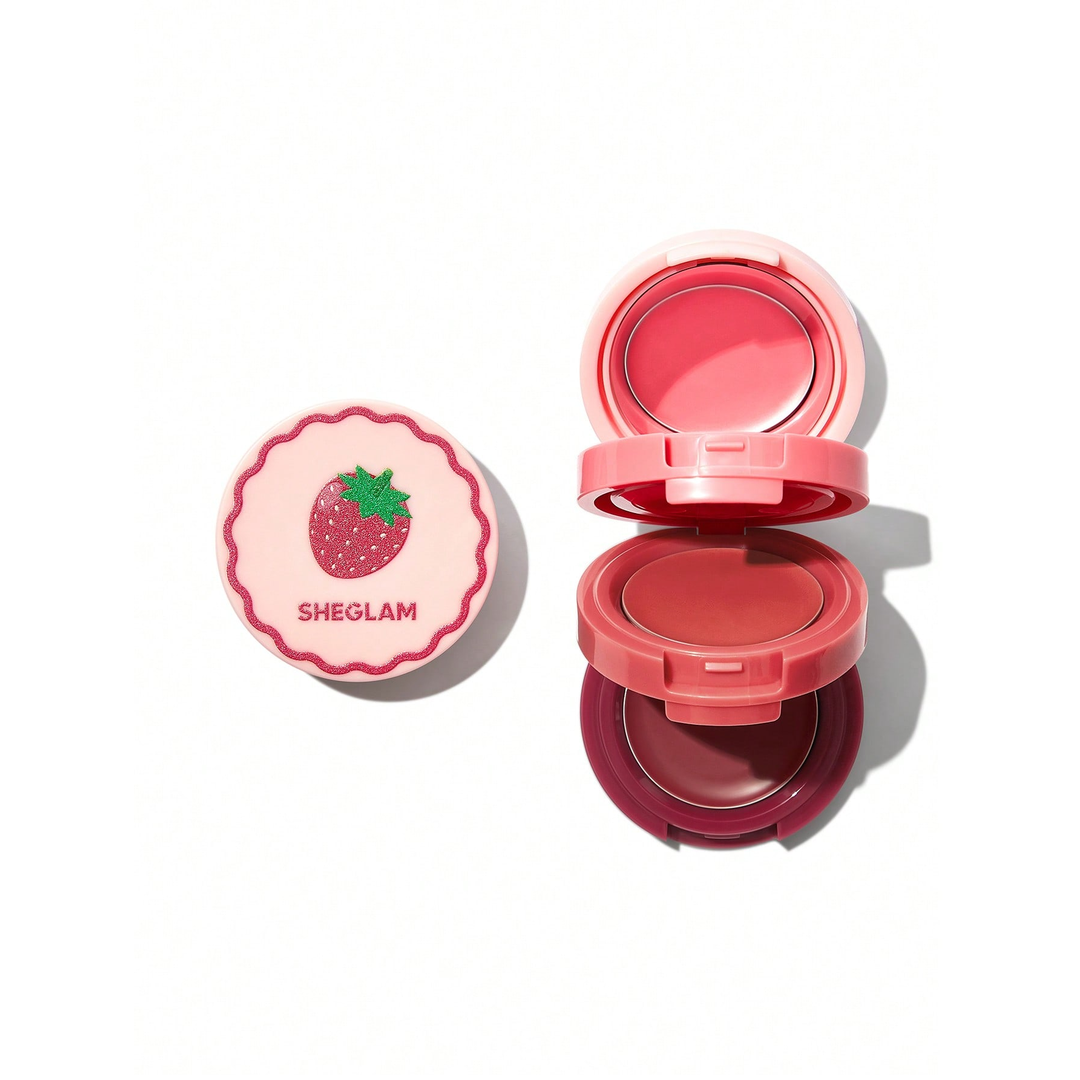 Sheglam Strawberry Whirl Cheek & Lip Cream Stack. Sheglam Strawberry Whirl Cheek & Lip Cream Stack.