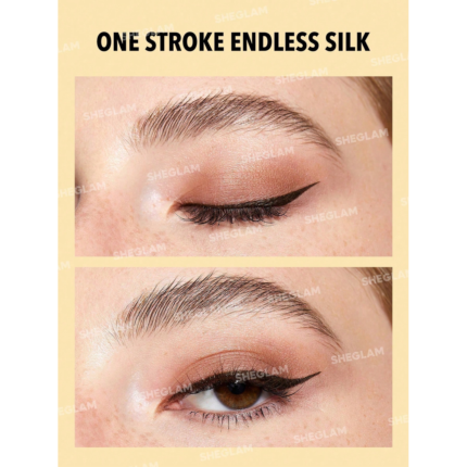 Sheglam Line & Define Waterproof Liquid Eyeliner-Brown.
