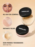 Baked Glow Setting Powder-Light Pink.