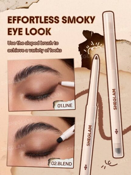 Sheglam Gel Glide Eyeliner Pencil-Brown.