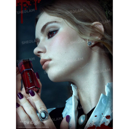 The Twilight Saga X SHEGLAM Forbidden Love Liquid Blush Vitality.