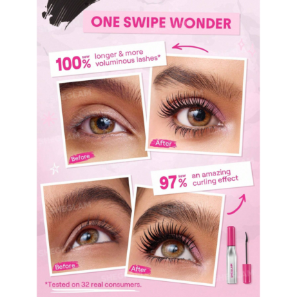 Sheglam Lashlighter Up & Out Mascara Black.