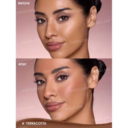 Sheglam Buttery Buff Contour & Bronzer Stick-Terracotta.