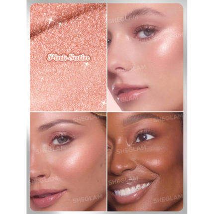 Sheglam Buttery Bling Highlight Stick-Pink Satin.