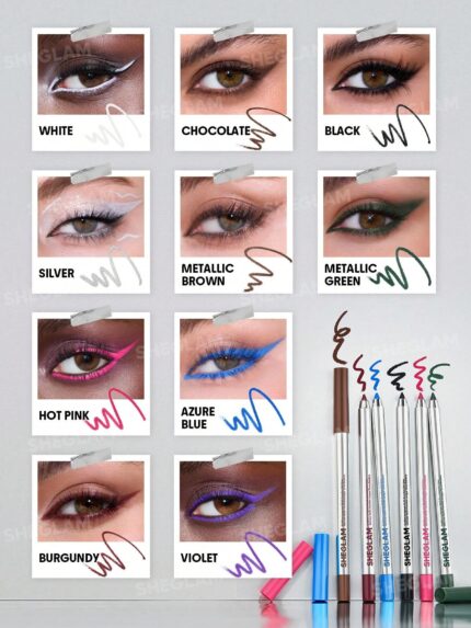Sheglam Boldline Longwear Multi-Function Gel Liner-Metallic Green.