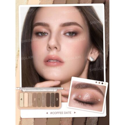 Sheglam Coffee Date Eyeshadow Palette.
