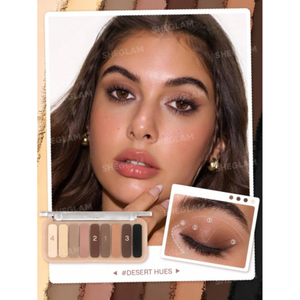 Sheglam Desert Hues Eyeshadow Palette.