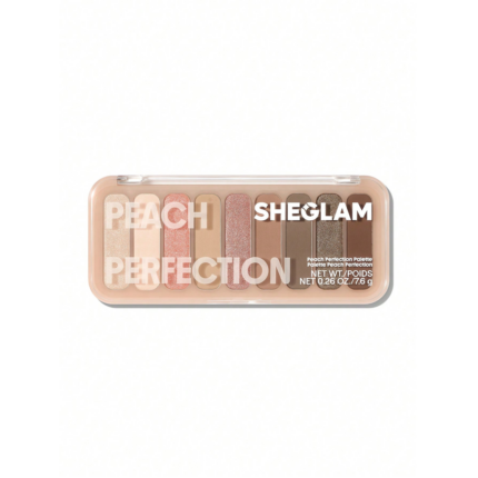 Sheglam Peach Perfection Eyeshadow Palette.