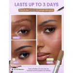 Sheglam Tint Lock Tattoo Peel Off Brow Gel-Espresso.