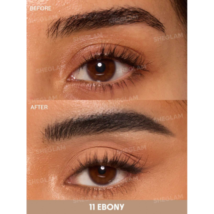 Sheglam Brows On Demand 2-In-1 Brow Pencil-11 Ebony.