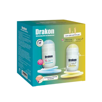 Drakon Whitening Roll On C-Plus + Lollipop Candy 1+1 Promo Pack
