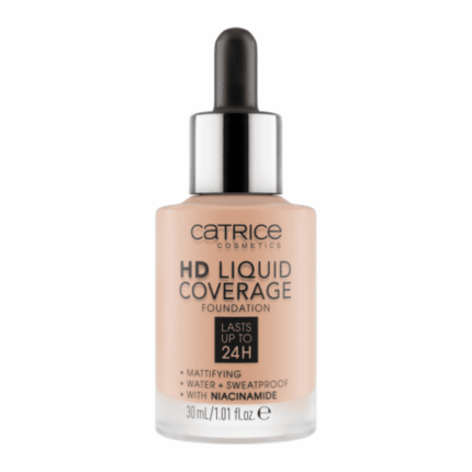 Catrice Foundation HD Liquid Coverage : 020 Rose Beige.