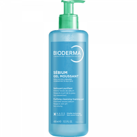 BIODERMA Sebium Gel Moussant 400ml BIODERMA Sebium Gel Moussant 400ml