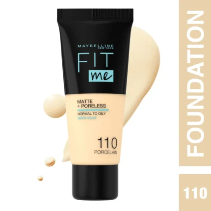 Maybelline New York Fit me foundation – 110 Porcelain.