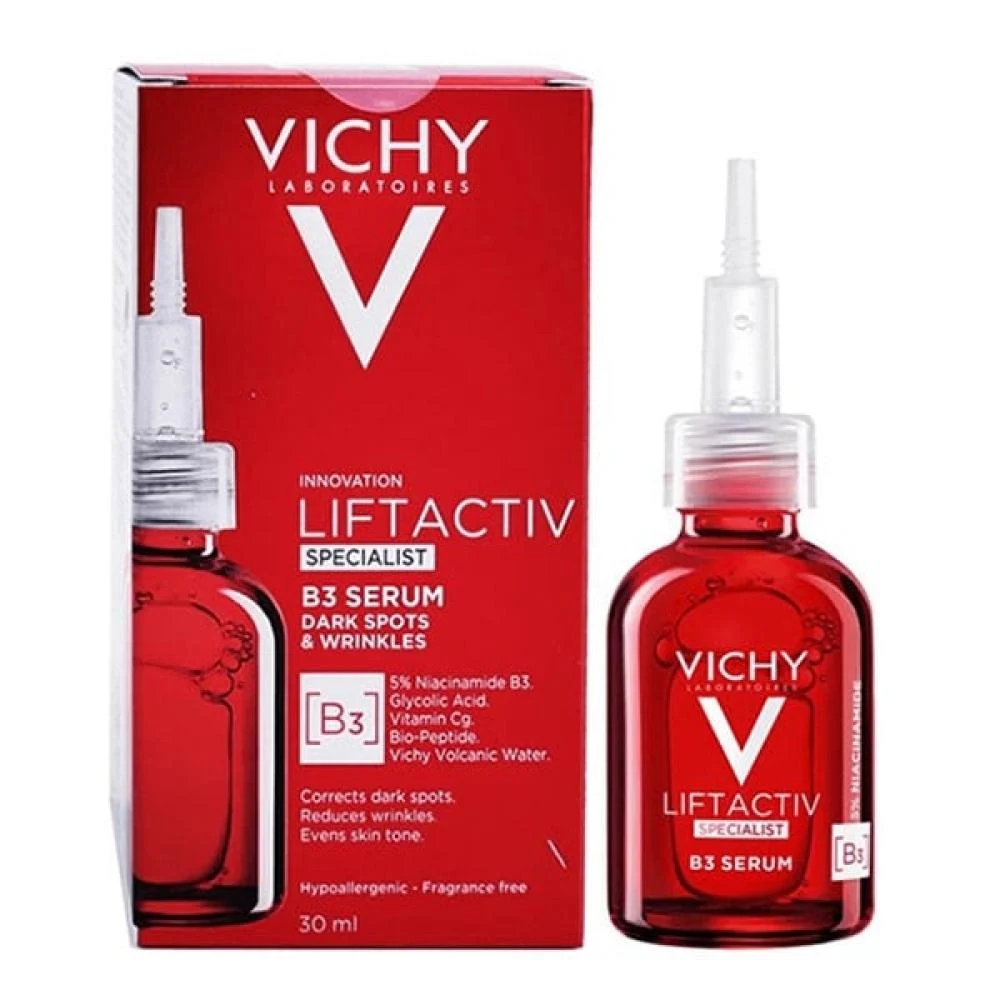 3f364904-e9dc-4455-baed-a298bad8951c-1000x1000-rjgPQEfc0log8XZLdwh3docDG3Mhpc2DDh7sgrZ4.webp VICHY LIFTACTIV B3 DARK SPOTS SERUM 30ml. - الصورة 1
