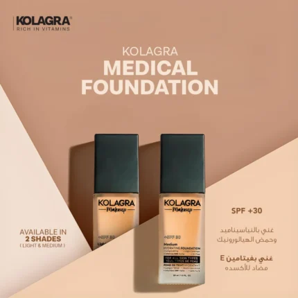 kolagra makeup Foundation SPF30+ Light 30ML
