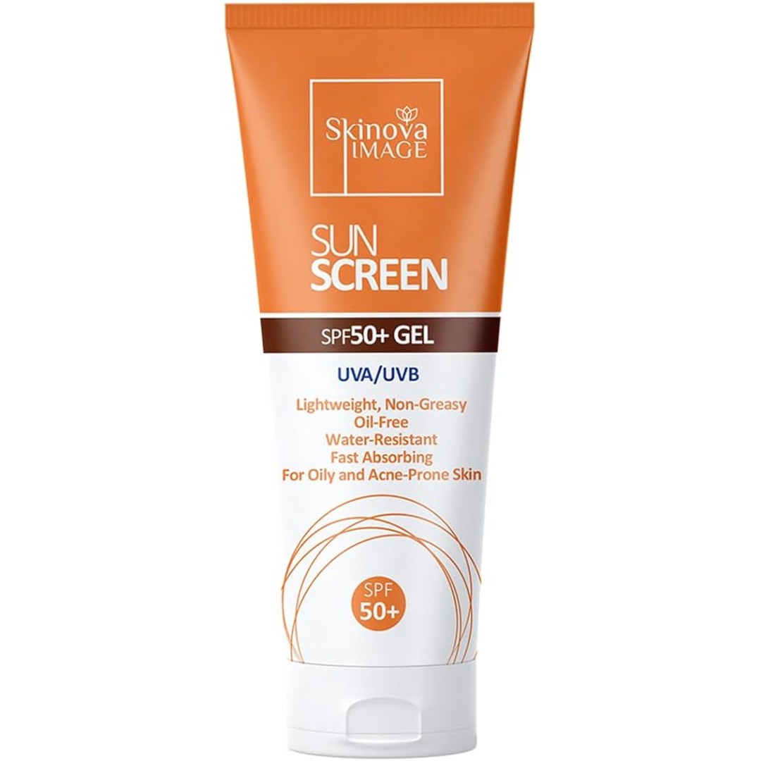 51NKHu7sxvL._AC_UF8941000_QL80_-1.jpg Skinova Image Sunscreen Spf50+ Gel 75ml - الصورة 1