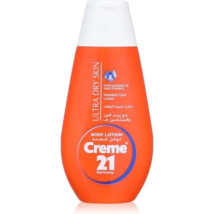 Creme 21 – Body Lotion Ultra Dry Skin – With Almond Oil And Vitamin E