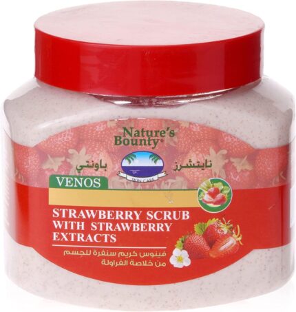 Nature’s Bounty Venos Face and Body Strawberry Scrub, 300 ml