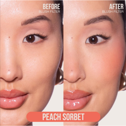 Huda Beauty Blush Filter Soft Glow Liquid Blush Cotton peach Sorbet 4.5ml.