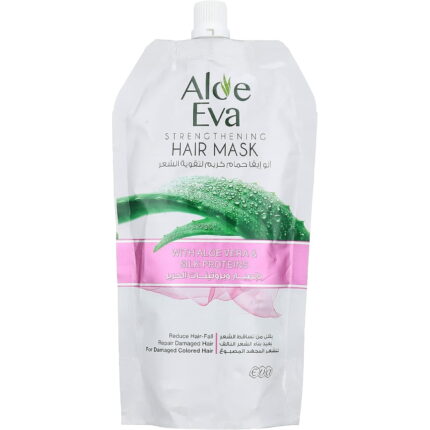 Aloe Eva Hair Mask Pouch with Aloe Vera  Silk Proteins 250 gm