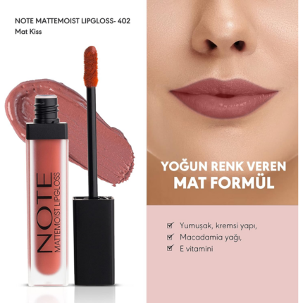 Note MatteMoist Lipgloss 402.