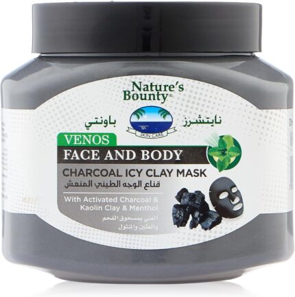 Nature’s Bounty Venos Charcoal Icy Clay Face Mask 300 ml