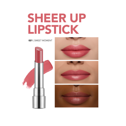 Flormar Sheer Up Lipstick 021 Sweet Moment.