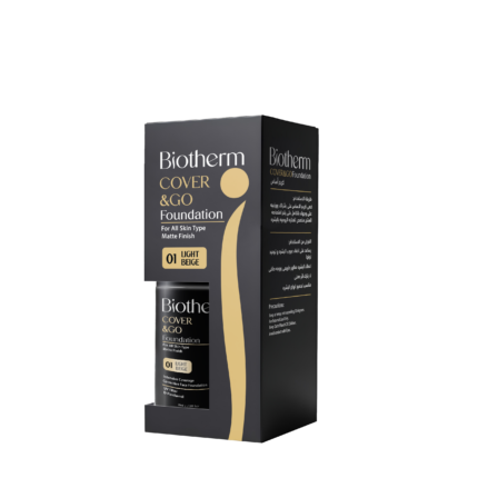 Biotherm Foundation Cover & Go 01 Light Beige Offer (1+1)