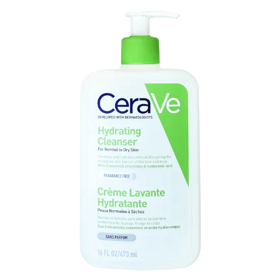 CERAVE-HYDRATING-CLEANSER-473ML Cerave hydrating cleanser for normal to dry skin 473ml. - الصورة 1